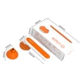 thumbnail image 3 of Rodillo De Hielo Enfriador de cara de rodillo de enfriamiento de acero inoxidable para herramienta de spa de belleza (naranja) Ndcxsfigh Cuidado Belleza, 3 of 8