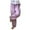 Purple, variant on SNKSDGM Women's Plus Dress Pants Women Petite Short Length Slacks Linen Pants Women Petite Short Women's Casual Plaid Print Elastic Waist Drawstring Pants Comfy Trousers