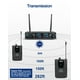thumbnail image 4 of Sistema de micrófono inalámbrico SGPRO D-332BB con 2 Bodypacks, 4 of 6