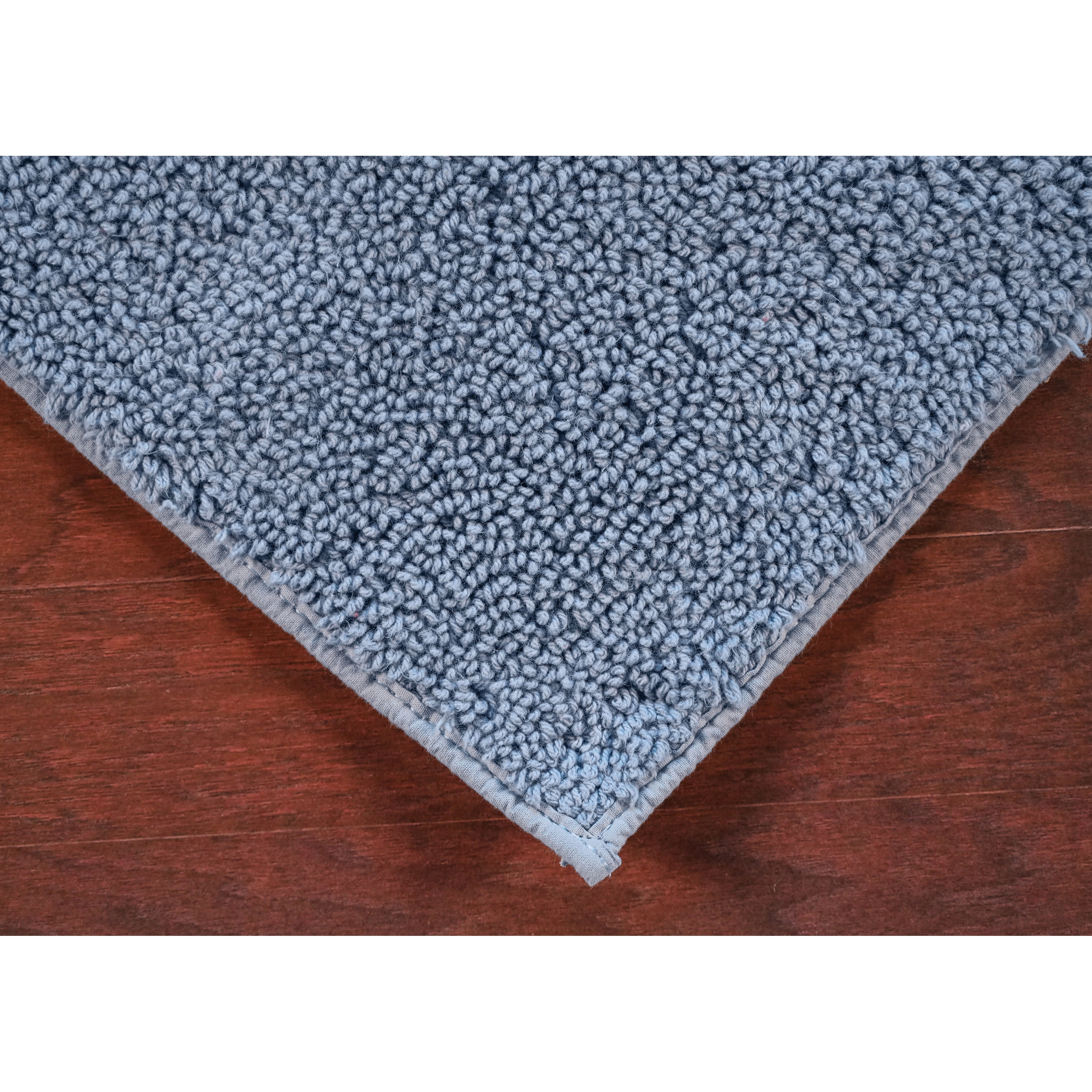 Garland Rug Queen Cotton Washable Sky Blue Bath Runner, 22" x 60"