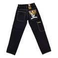 thumbnail image 1 of Pantalón Mezclilla Negro Lowrider Cholo Chicano, 1 of 5