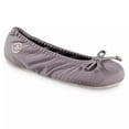 thumbnail image 1 of Pantoufle Ballerine Éco-Confort en Satin Extensible pour Femme (Cendre, TG), 1 of 1