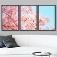 thumbnail image 2 of wall26 Framed Canvas Print Wall Art Set Vibrant Japanese Cherry Blossom Flower Botanical Floral Photography Realism Decorative Nature Colorful for Living Room, Bedroom, Office - 24"x36"x3 B, 2 of 5