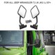 thumbnail image 3 of Quick Release Rectangular Side Mirrors for Jeep Wrangler Door Off, 4x4 Off-Road Compatible with JK JL Models, 3 of 5