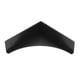 thumbnail image 4 of Protectores de esquinas, 4 piezas de 2.56" - Protector de esquina de metal, soportes con tornillos para caja de muebles mesa (negro), 4 of 5
