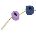 thumbnail image 1 of 51Pcs Alphabet Lacing Beads with Strings Hand Eye Coordination Glossy Surface Light Lacing Letters for Kids Parents, 1 of 3