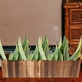 thumbnail image 2 of 1Pcs Flower Box Small Dark Brown Rectangular Wooden For Windowsill Decor, 2 of 9