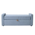 thumbnail image 3 of Better Homes & Gardens Springwood 55.12" Storage Bench, Blue Silver, 3 of 9