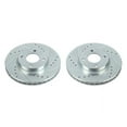 thumbnail image 2 of Power Stop Front Pair of Drilled and Slotted Brake Rotor JBR1765XPR, 2 of 3