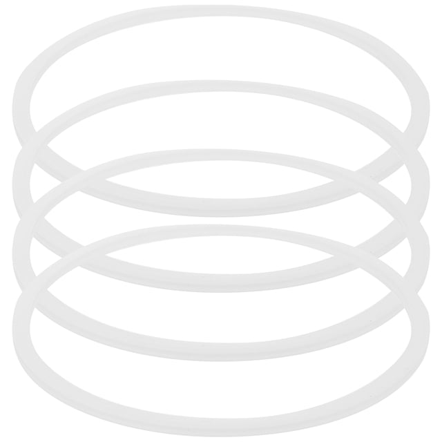 BRIGHTFUFU 4 piezas de lonchera anillo de sellado anillo de silicona cajita aislada anillo de sellado suministros de caja bento