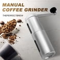 thumbnail image 6 of Manual Coffee Grinder with Adjustable Setting - Conical Burr Mill & Brushed Stainless Steel - Burr Coffee Grinder for , Drip Coffee, Espresso, French , Turkish Brew, 6 of 7