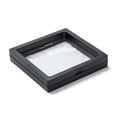 thumbnail image 2 of Square Transparent PE Thin Film Suspension Jewelry Display box for Ring Necklace Bracelet Earring Storage Black 11x11x2cm, 2 of 4