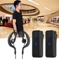 thumbnail image 3 of Mini Walkie Talkie Transceptor De Radio Bidireccional Y Auricular Alimentado Por Usb 2 Uds 400-470Mhz Kearding EL007893-00, 3 of 6