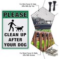thumbnail image 5 of Please Clean Up After Your Dog Sign Aluminum No Dog Poop Lawn Signs 10x14 inches, 5 of 8