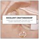 thumbnail image 4 of 1pc Cadena simple Anillo de dedo creativo Retro Retro Anillo de perla Ring Chic Ring de cadena, 4 of 5