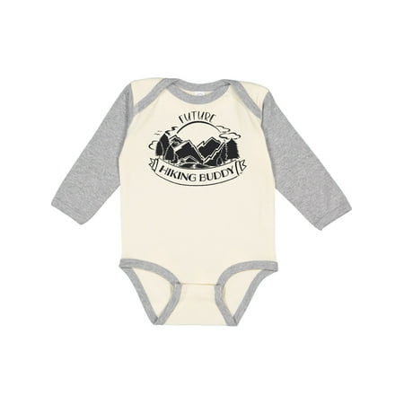 

Inktastic Future Hiking Buddy Gift Baby Boy or Baby Girl Long Sleeve Bodysuit