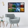 thumbnail image 3 of Cuadros Decorativos Four Seasons Tree 5D DIY Diamond Painting Kits Resina Ronda completa Sywqhk Nuevos Originales, 3 of 9