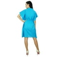 thumbnail image 4 of Bimba Women Plain Kaftan Dress Beach Cover Up Cotton Solid Caftan, 4 of 5