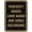 Black Gold, variant on Signs ByLITA Portrait Round Property Under 24hr Audio and Video Recording Sign - Laser-Engraved Lettering | Durable ABS Plastic | Vibrant Colors | Powerful Foam Tape (Red) - Small