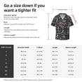 thumbnail image 5 of Balery Daisies Flowers Camisa Casual de Manga Corta con Botones para Hombre, Texturizada, Estilo Cubano, para Playa, Verano-3X-Large, 5 of 5
