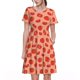 thumbnail image 1 of Balery Tomato Vestidos sueltos de manga corta para mujer, vestidos de verano 2025, vestidos casuales de corte A con vuelo., 1 of 6