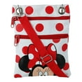 thumbnail image 2 of Disney Minnie Polka Dot Zip-Up Passport Bag, Crossbody, 2 of 4