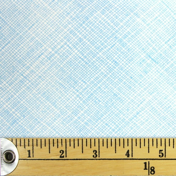 Tissu pré-coupé Fat Quarter de Fabric Creations à motif de texture turquoise - 18" x 21" / 45cm x 53cm