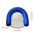 thumbnail image 3 of Matelas Gonflable pour Piscine, Radeau Gonflable pour Piscine, Matelas Gonflable avec Élingue Confortable, Matelas Pliant pour Piscine Extérieure, 3 of 7
