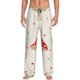 thumbnail image 1 of Fotbe Flat Mushrooms Pantalones de Pijama para Hombre, Pantalones de Dormir, Pantalones de Casa con Cintura Ajustable y Bolsillos-XX-Large, 1 of 6
