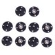 thumbnail image 5 of unbranded 10Ud Botones De Aleación Negros Para Abrigo Y Resistente, 5 of 8