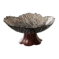 thumbnail image 2 of jifeng Pedestal Fruit Bowl Decorative Serving Tray for Kitchen Counter Home Wedding black, 2 of 8