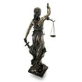 thumbnail image 3 of Veronese Design Bronzed Goddess of Justice `Themis` Sculptured Statue, 3 of 3