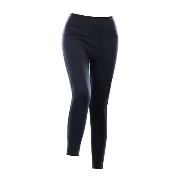 Pantalones de sauna, tipo braguita, para yoga, de poliéster elástico para mayor control SG