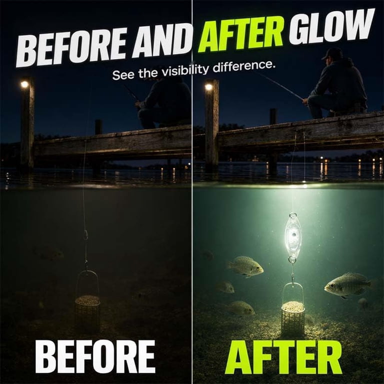 bright light fish lures BOS Fabrication Glow Can Lure Charger and are shallow divers. Bright Light Bait