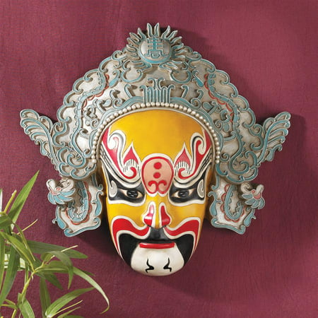 Peking Opera Mask Wall Sculpture: Dian Wei