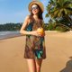 thumbnail image 3 of Easygdp Vintage Butterfly Green para Vestido Transpirable de Mujer, Vestido Suelto de Manga Corta con Pliegues y Bolsillos para el Verano, 3 of 7