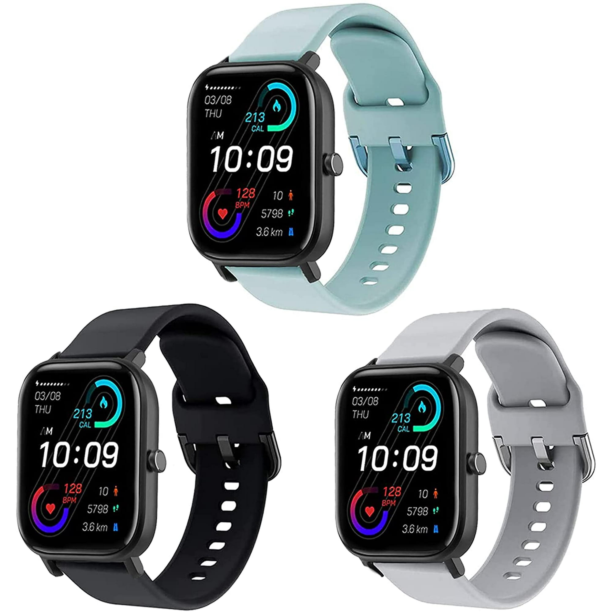 Replacement Watch Bands Compatible with Amazfit GTS GTS 2 GTS 2 Mini GTS 2e Amazfit Bip Bip U Pro Bip Lite Amazfit GTR watch 42mm etc. 20mm