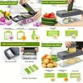 thumbnail image 3 of 14 in 1 Multifunctional Vegetable Chopper Onion Chopper Handle Food Grate Food Chopper Kitchen Vegetable Slicer Dicer Cut, 3 of 8