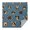 French Bulldogs Blue, variant on Dachshund and Flower Square Tablecloth,Waterproof Square Table Cover,Wipeable Spillproof Washable Table Cover for Home Kitchen Party Decor 42"X42"(107x107cm)
