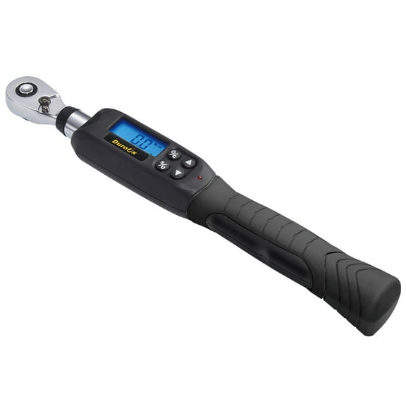 Durofix RM601-3 3/8” (3.7 to 37 ft-lbs.) Digital Torque Wrench Kit with Sockets, Buzzer & LED Flash Notification – ISO 6789 Standards with Certificate of Calibration