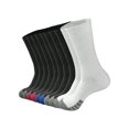 thumbnail image 5 of 5pairs Black & White Elastic Basketball Sports Mid-Calf Socks For Men In Plus Sizes, Fall And Winter, 5 of 5