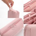 thumbnail image 4 of Bolsa de maquillaje FINEASY, funda de viaje para cosméticos para mujer, rosa, 4 of 8