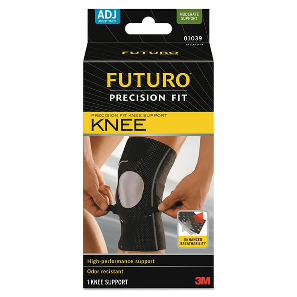 FUTURO Precision Fit Knee Support, Black - Walmart.com