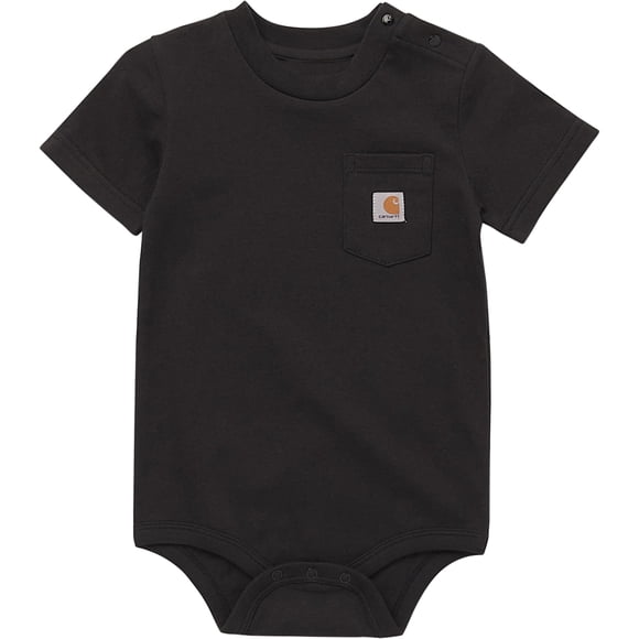 Bodysuit Carhartt para bebé CA5004 de manga corta con bolsillo, 3 meses