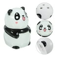 thumbnail image 5 of Ceramic Salt Shaker Jar Cartoon Panda Shaped Spice Container Portable Seasoning Shaker, 5 of 6