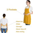 thumbnail image 3 of CHUANK Apron Work Apron Kitchen Food Waist Hanging Neck, 3 of 5