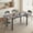 Black, variant on Someet Large Mobile Extendable Dining Table for 4-8, Modern Wood Kitchen Table Rectangular Table for Dining Room, Space-Saving Extra Long Folding Dining Table, Living Room