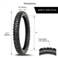 thumbnail image 5 of Waypoint Adventure Tire 90/90-21 (54R) (Front) For Yamaha YZ250X 2016-2025, 5 of 5