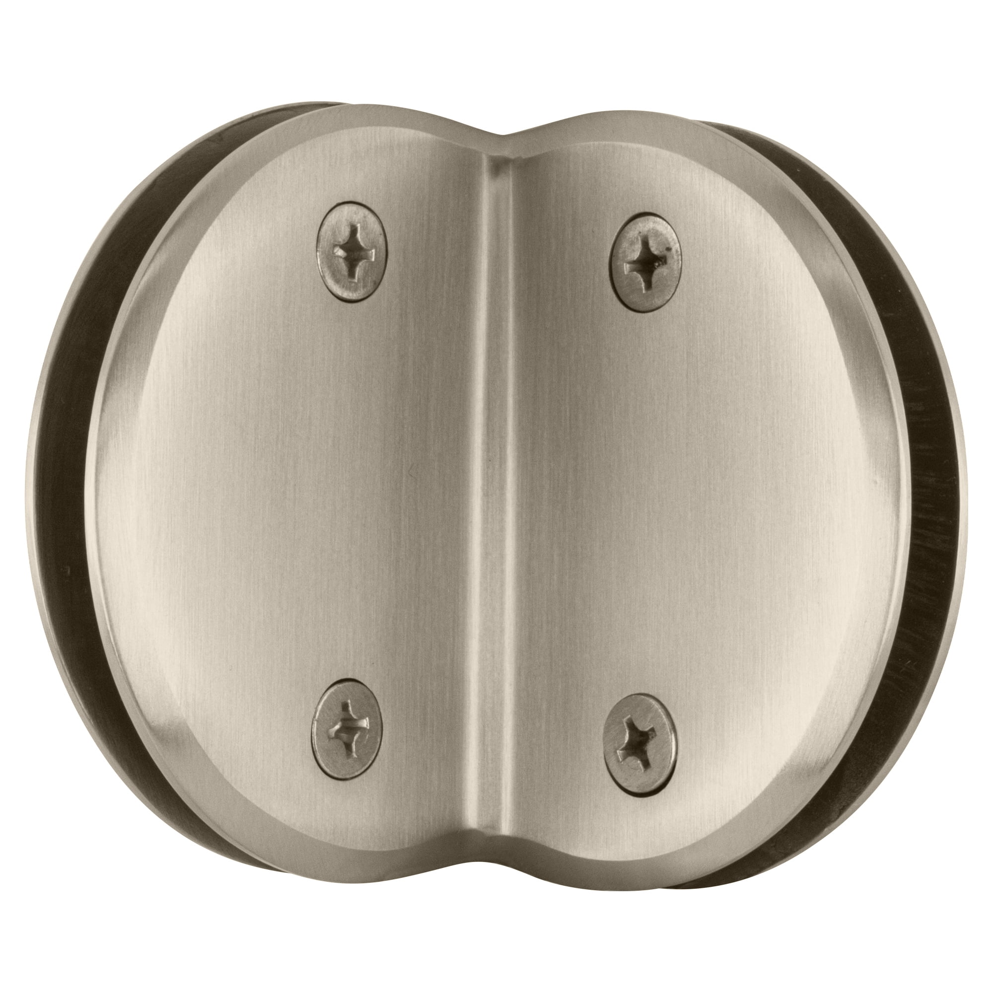 CRL CL090BN Brushed Nickel Classique Series Glass-to-Glass Bracket
