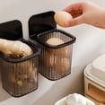 thumbnail image 4 of Estante de almacenamiento multiusos Cesta de almacenamiento Cesta para palillos de cocina Cesta para guardar cebolletas, jengibre, ajo Cesta para guardar cepillos de dientes para baño Akmoler, 4 of 8
